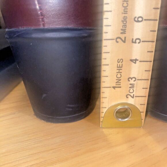 Clarks Collection Women's Boots Size 9 M Genette Wine Vista Monk Strap Heels - Picture 9 of 9